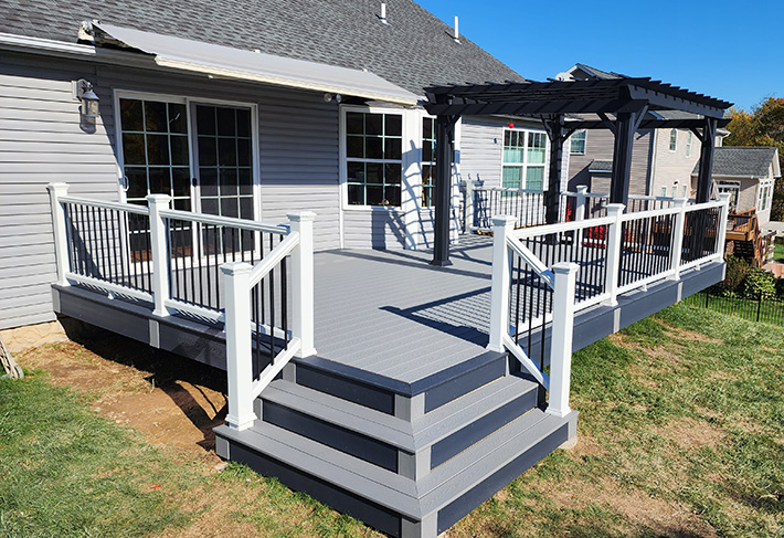 Photo of a deck